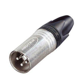 Neutrik XLR Connector 3 pin Male Nickel housing