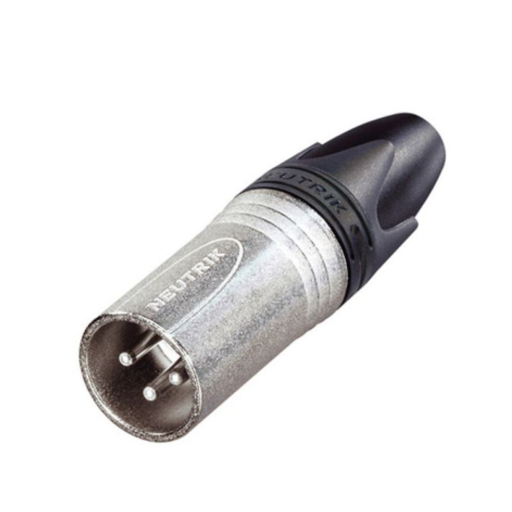 Neutrik XLR Connector 3 pin Male Nickel housing