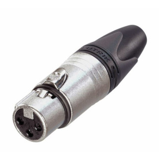Neutrik XLR Connector 3 pin Female Nickel housing
