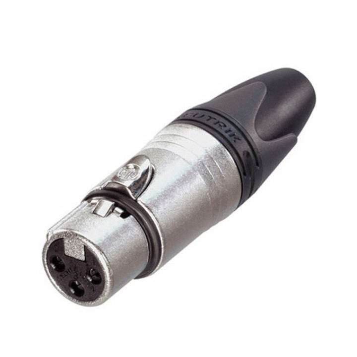 Neutrik XLR Connector 3 pin Female Nickel housing