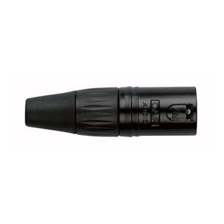 XLR Connector 3 pin Male Black housing