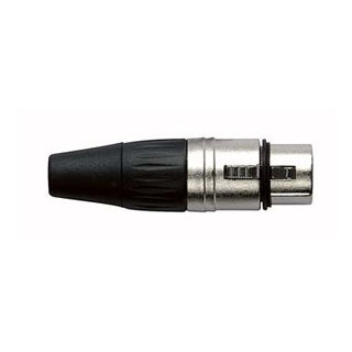 XLR Connector  5 pin Female Nickel housing