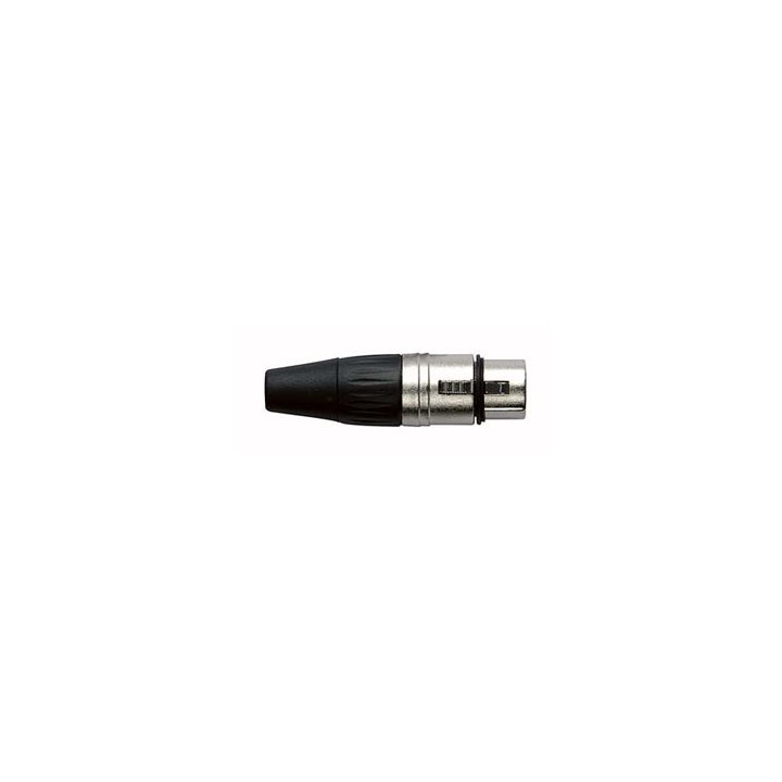 XLR Connector  5 pin Female Nickel housing