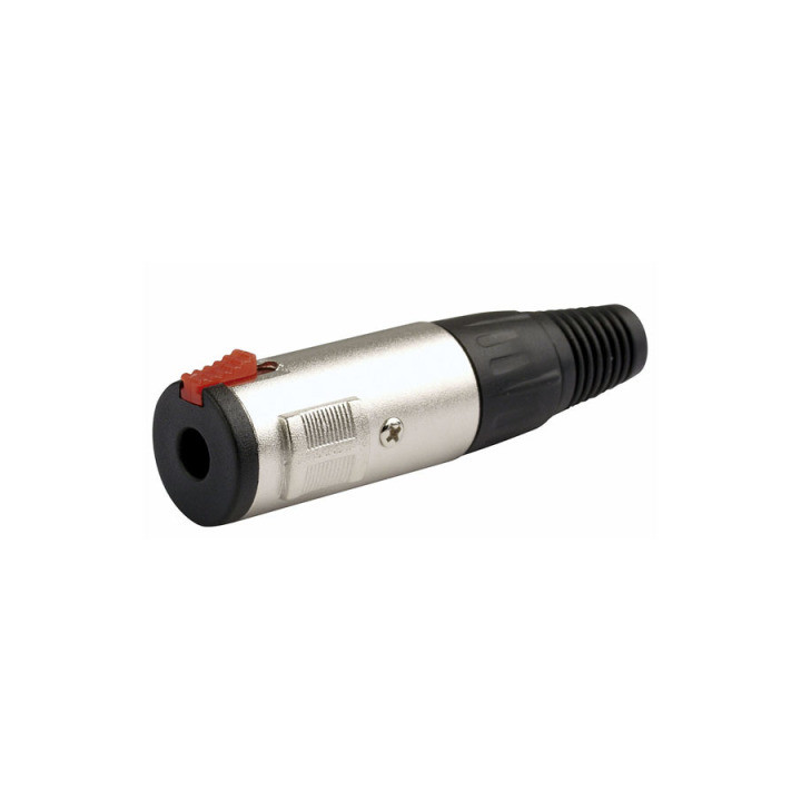 Jack ligzda 6,3mm Female Stereo Niķeļa korpuss
