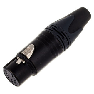 Neutrik XLR Connector 5 pin Female Black housing
