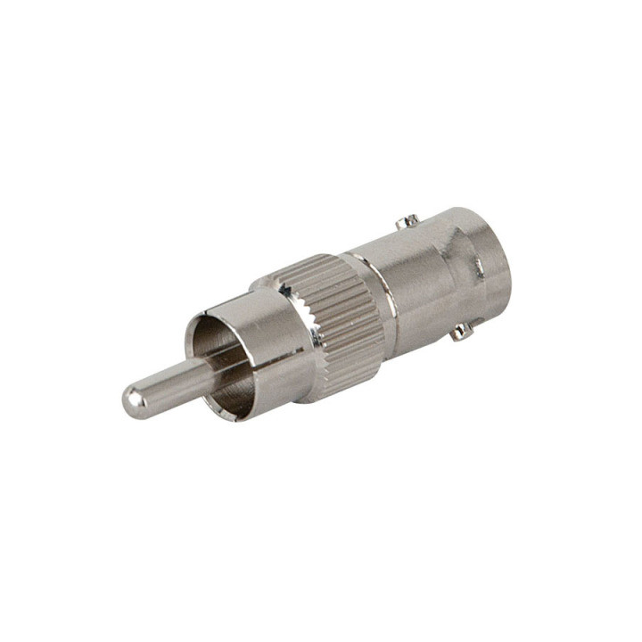 DMT Video Adapter BNC Female to RCA Male Nickel