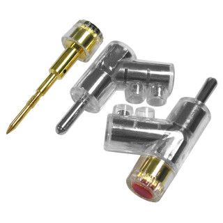 Wireworld Silver Locking Banana Hi-End Plug BANLK Set