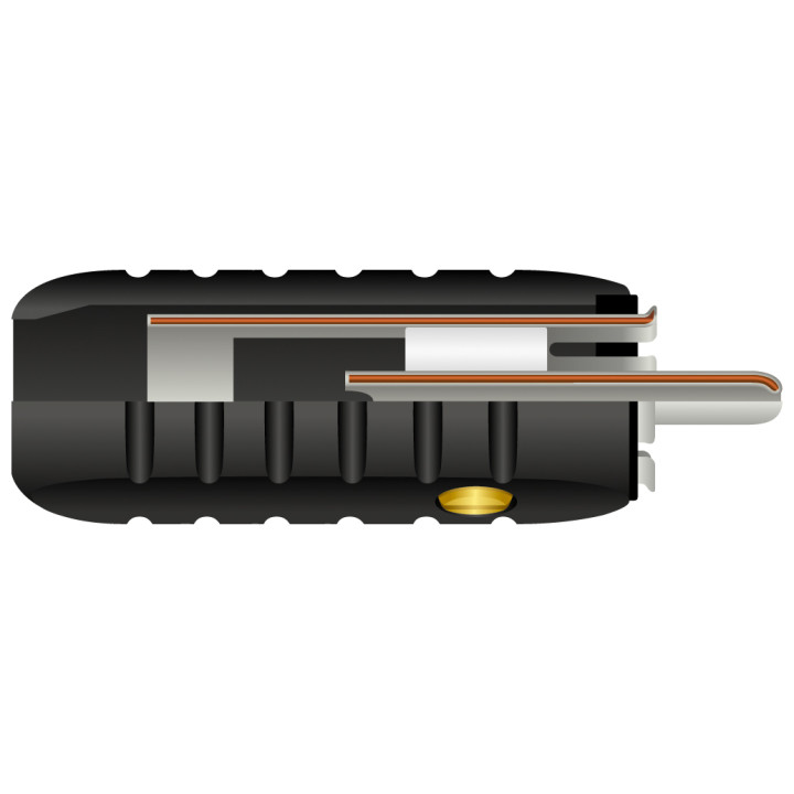 Wireworld RCA Silver-Tube Hi-End Plug 8.5mm