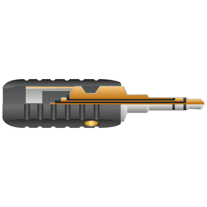 Wireworld Hi-End Stereo Mini Jack (3.5mm) Plug 8.5mm
