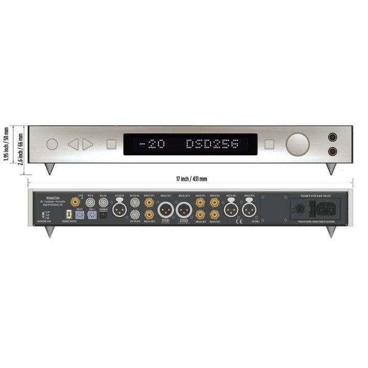 Mytek The New Manhattan DAC Austiņu pastiprinātājs