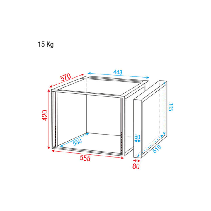 DAP Audio Rack Case 8U