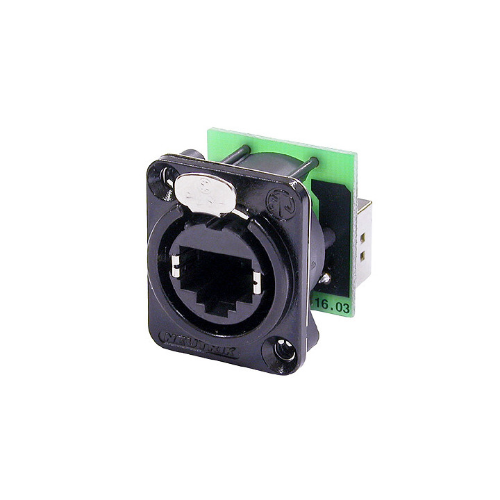 Neutrik NE8FDP-B etherCON RJ45 Chassis Connector D Series
