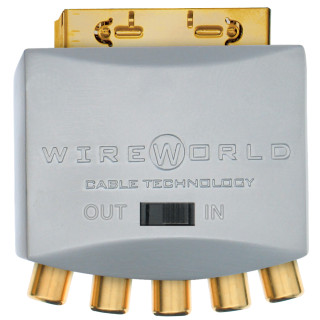 Wireworld Scart Male to RGB + Audio Adapter