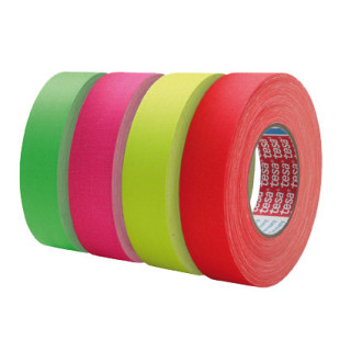 Tesa 4671 Acrylic coated neon cloth tape 25m 19mm