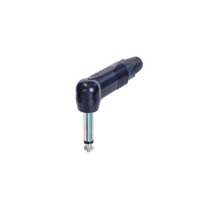 Neutrik NP2RX-BAG Mono Jack Connector 2 pin Black housing