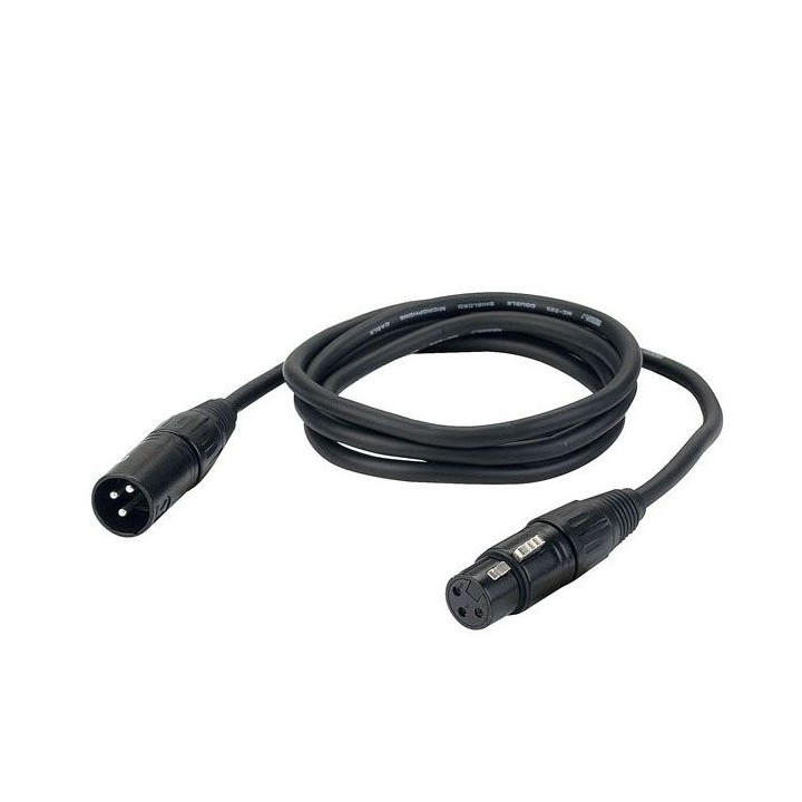 Microphone cable XLR 3 pin Male to XLR 3 pin Female 1.5m